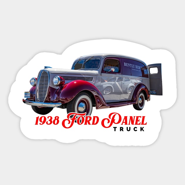 1938 Ford Panel Truck Sticker by Gestalt Imagery